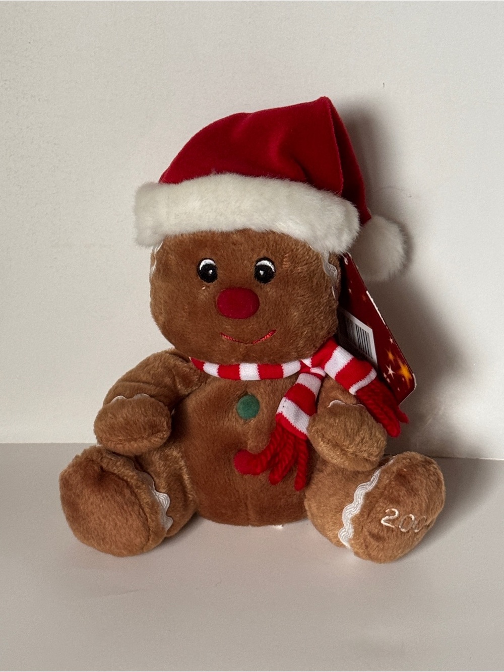 Vintage 2004 Gingerbread Man Sears Plush Christmas Collectible
